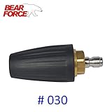 BEAR FORCE　高圧洗浄機　1/4　クイック式　銅　ハス口　ノズル #030　275bar