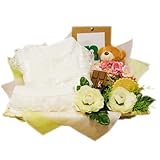 【出産祝い】豪華★プリンセスバスケット（セレモニードレス付き）