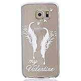 Samsung Galaxy S6 ケース カバー, UNEXTATI 高品質 TPU 超薄型 柔軟 保護カバー ケース 液晶保護 脱着簡単 耐衝撃 軽量 Samsung Galaxy S6 用 ケー