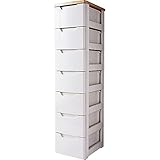 アイリスオーヤマ チェスト 木天板 7段 幅32.4 ホワイト/ペアー HG-327B