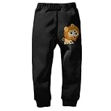 漫画 かわいい ライオン 動物 キッズ 子供 ジュニア パンツ ロングパンツ 長ズボン 綿100％ 4 Toddler
