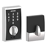 Schlage Touch Century Deadbolt (Bright Chrome) BE375 CEN 625 [並行輸入品]