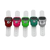 JomMart 小型 デジタル カウンター 計数器 数取器 指用 5個 セット (5色D) MJ0114