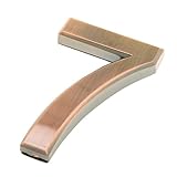 SunniMix 0-9選べる　高品質　アドレス　番号札　数字　札　ルーム　プレート　ホーム　オフィス　住所番号　ホテルの標識 - 色7