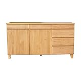 サイドボード チェスト キャビネット 幅140cm カラー：ナチュラル
