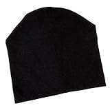 IPOTCH 全6色　赤ちゃん　幼児　コットン製　かぎ針編み　帽子　ビーニーキャップ　冬　秋　暖かい　 - ブラック