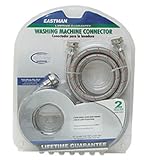 Eastman 41067 Ss Washing Machine Hose, 3/4-Inch X 3/4-Inch, 1-Pair by Eastman