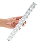 Docooler LED下キャビネットライトPIRモーションセンサーランプキッチンワードローブ食器棚クローゼット30 cm
