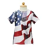 [ディーアンドジージュニア] D&G JUNOR ベビー服 半袖Tシャツ (アメリカ国旗) DGL1CT1P22 XLサイズ
