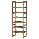 シンプルシューズラック/下駄箱 【幅45cm×高さ128cm】 ライトブラウン 木製/パイン 高さ調節可 フック2個付き【代引不可】 生活用品 インテリア 雑貨 インテリア 家具 収納家具 シューズラック シューズボックス top1-ds-