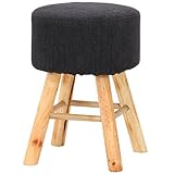 不二貿易 スツール 高さ45cm ブラック 33178