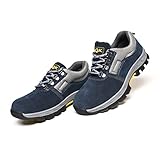 Perfk 安全靴 メンズ スチールトウ セーフティスニーカー 通気性 全5サイズ 作業シューズ - EU 45 US 11 UK 10.5