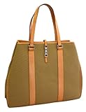 (バッグファクトリー）BAG FACTORY A4サイズ イタリアンキャンバス 牛革付属 トートバッグ /ｂ382d (ベージュ)