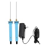2 PCS 発泡スチロールカッター フォームカッター ニードルタイプ電気ホットワイヤーフォームカッターペンツール電源とアートモデルの作成(XS)