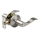 Master Lock WL0115 Wave Lever Keyed Entry Door Lock, Satin Nickel by Master Lock