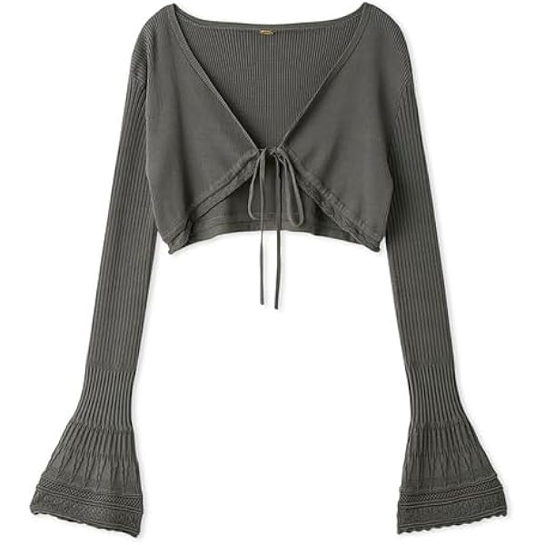 Amazon | [フレイ アイディー] バックリボンニットボレロ