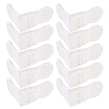 ゴシレ [Gosear] 10個の自己接着キャビネット引き出しドアロック子供安全バックルロック子供の子供の赤ちゃんの安全