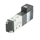 uxcell 110-4E1-PSL　5ウェイ2ポジション　4mm　空気圧電磁弁　電磁弁　電磁弁　空気圧電磁バルブ