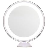 Mirrorvana 8-Inch Diameter 5X Magnifying LED Lighted Vanity Makeup Mirror [並行輸入品]