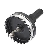 uxcell グラスホールソー　ドリルビット　セラミック　砥石コート　ブラック　メタル製