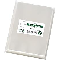 OPP袋 75×155+40（15,000枚） クリアパック(OPP袋)テープ付き155×215 A4二折用 100枚 40