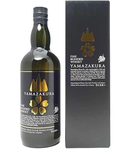 Amazon.co.jp: 笹の川酒造 ピュアモルトウイスキー山桜 700ml 48度