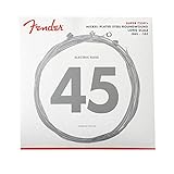 フェンダー Fender Bass Strings Nickel Plated Steel 7250M 45-105 エレキベース弦×2セット