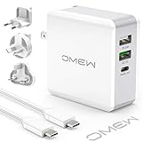 PD65Ｗ 充電器 3ポートusb充電器 海外用 PD+QC3.0対応 海外用プラグ3つ付き USB-A & USB-C 急速充電 iSma