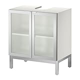 IKEA(イケア) LILL?NGEN 29894235 洗面台用ベースキャビネット 扉2枚付き, アルミニウム