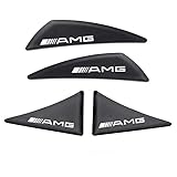 車ドアガード ドアコーナープロテクター コーナーガード ステッカー 車ドア保護 車傷保護 汚れ 防止 着脱簡単 4点セット (AMGに適し, ブラック)