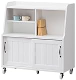 rta-9085w　sil-rta-9085w　パーテーションワゴン　キッチンカウンター キッチンワゴン キャスター付 　おしゃれ 安い かわいい　ホワイト 白　幅90cmまで　シンプル モダン　　レトロア