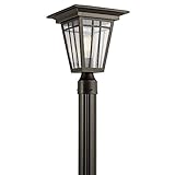 Kichler Woodhollow Lane 49677OZ Outdoor Post Light [並行輸入品]