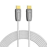 RUIPRO 4K HDMI超薄型光ファイバーケーブル 10フィート 4K60Hz HDMI2.0b 高速18Gbps HDMIコード HDR10 HDCP2.2/2.3対応 スリムで柔軟 3m