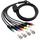 ACCDKAB(まこ)RGB/RGBS RCA ケーブル NGC/N64/スーパーファミコンカラーモニターコンポーネントケーブルゲームコンソールアクセサリー B9D1