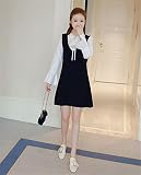 マタニティウェア 服 ワンピース 対比色 仮2点セット ゆったり カジュアル ワンピース 妊婦服 産前 産後 レディース マタニティワンピース L 写真色