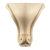 Queen Anneスクロール木製Alder 4.5" Foot ベージュ 01709010CH1 1