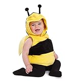 Dress Up America Kids Little Bee Outfit fuzzy Beeコスチューム 6-12 mo マルチカラー 868
