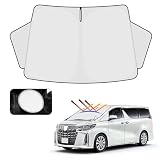 CARTIST アルファード 30系 フロントサンシェード ALPHARD 3代目 2015年~現行 サンライン サンセット サンフィア フロントガラス サンシェード シェードカーテン マルチサンシェード 遮光性良い シェード 日よけ 車種専用 UVカット 車中泊 カスタムパーツ インテリア 内装パーツ 取付簡単 収納袋付 メーカー直営