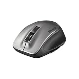 バッファロー BUFFALO 無線 レーザー プレミアムフィットマウス Mサイズ ブラック BSMLW505MBK