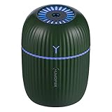 KKmoon ポータブルミニ加湿器 ミスト空気清浄器 電源オフプロテクト USB LED付き 七色LEDライト搭載 ランプ 自動車用 ホーム