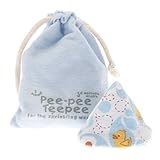 1 X Pee-pee Teepee for Sprinkling WeeWee - Rubber Ducky with Laundry Bag by Beba Bean [並行輸入品]