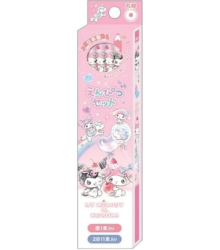 Amazon | マイメロディ[鉛筆]2B 丸軸 3本組/ステショPastel サンリオ