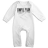 Kamifa カミファ シンプルプラン バンド デザイン 長袖ベビー服 トップス プレゼント 男女兼用 White 12 Months