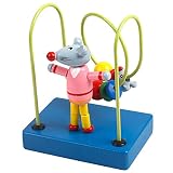 ベビークラシックおもちゃの子供木製のローラーコータービーズ早期学習教育玩具 - 迷路おもちゃビーズ ( Color : D )