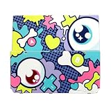 New3DS エクストラシェルカバープレート交換用ビッグアイ限定版、新しい3DS小型ハンドヘルドゲームコンソール用、エンボスフィーリングビッグアイトップ/ボトムアウターフェイスプレートアクセサリー