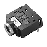 uxcell　コネクタ　PCBマウント　イヤホンヘッドセット　ステレオジャック　4ピン　3.5mm