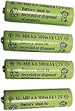 4 AA 300 MAh 1.2 V NI-MH ソーラー充電式太陽電池 AA 300 MAh 1.2 V NI-MH ガーデンライト 4 パック