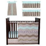 トレンドラボベビーベッド寝具セット、6 pc。 – ココアミント