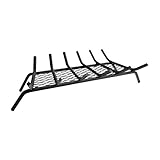 Pleasant Hearth – 1 / 2 "ソリッドスチール暖炉Grates With Ember Retainer 30-Inch ブラック BG5-306EM