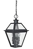 Vaxcel T0081 Nottingham 9-Inch Outdoor Pendant, Textured Black by Vaxcel